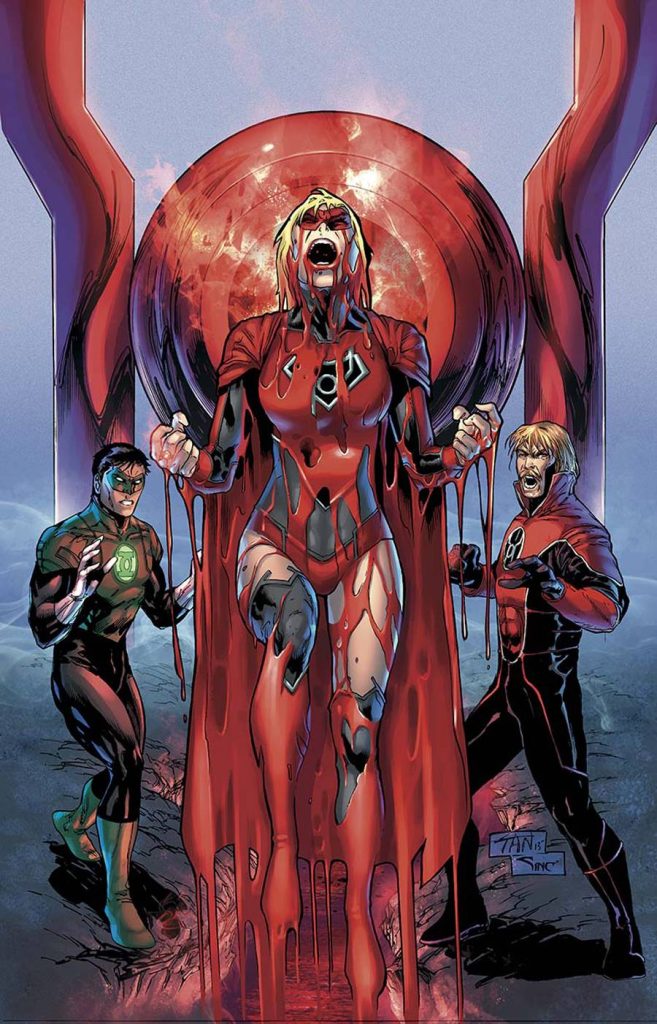 Une planche extraite de SUPERMAN SAGA HORS SERIE #2 - Supergirl rejoint les Red Lantern !  