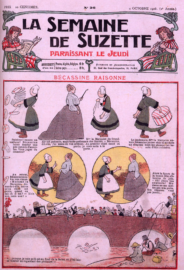 Une planche extraite de BÉCASSINE, LES HISTORIETTES #1 - 1905 - 1908