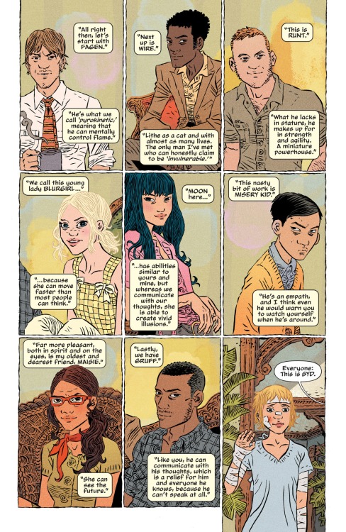 Une planche extraite de THEY'RE NOT LIKE US #1 - Black holes for the young
