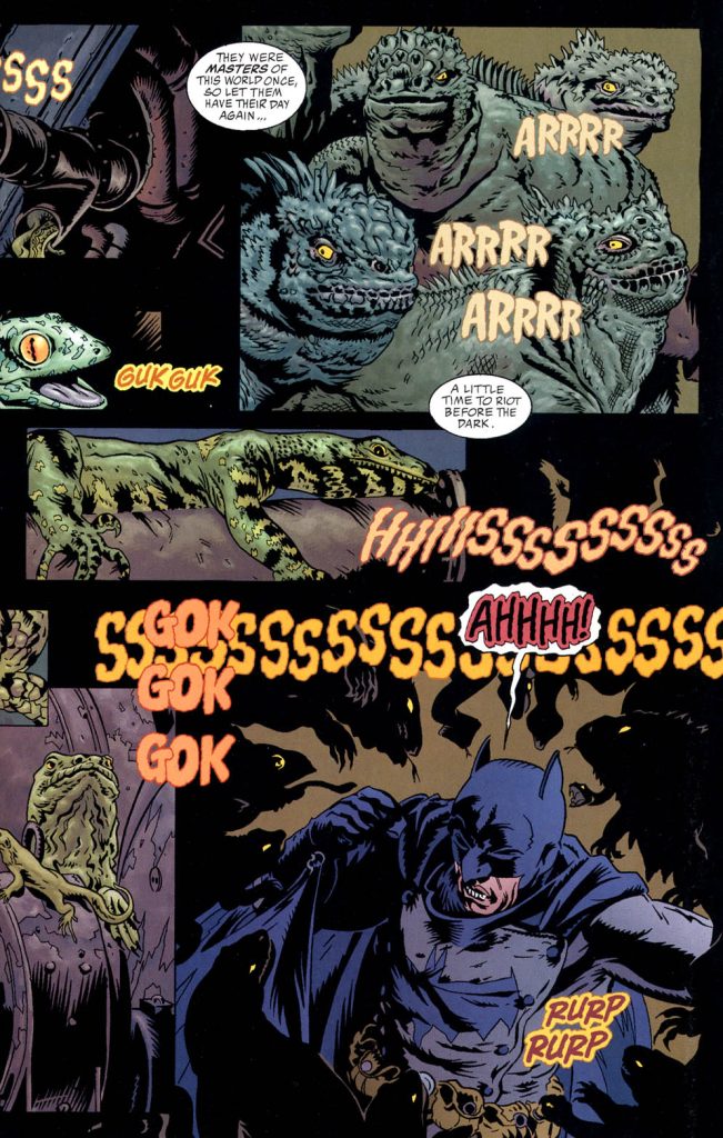 Une planche extraite de Batman : The Doom that came to Gotham