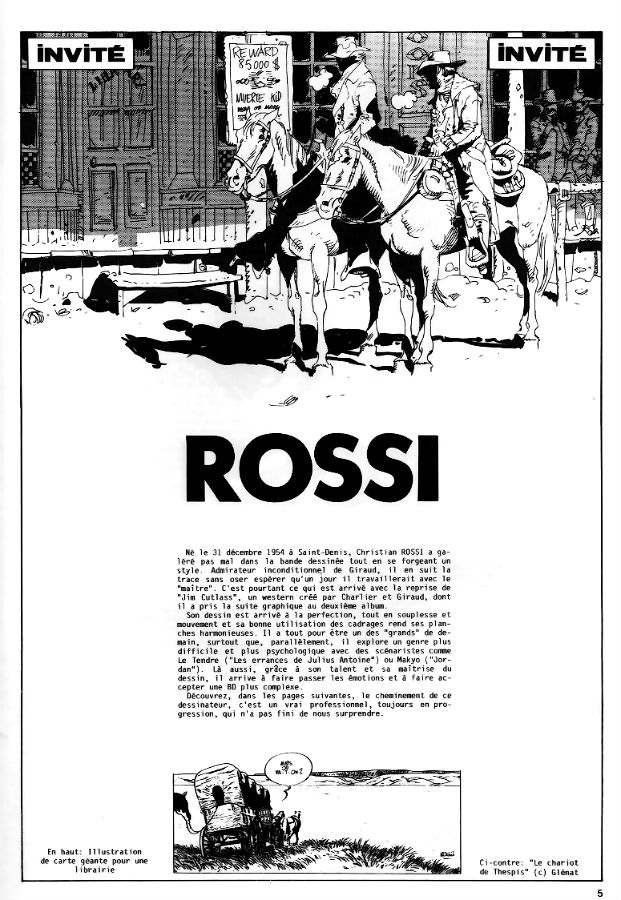 Une planche extraite de HOP ! #50 - Rossi