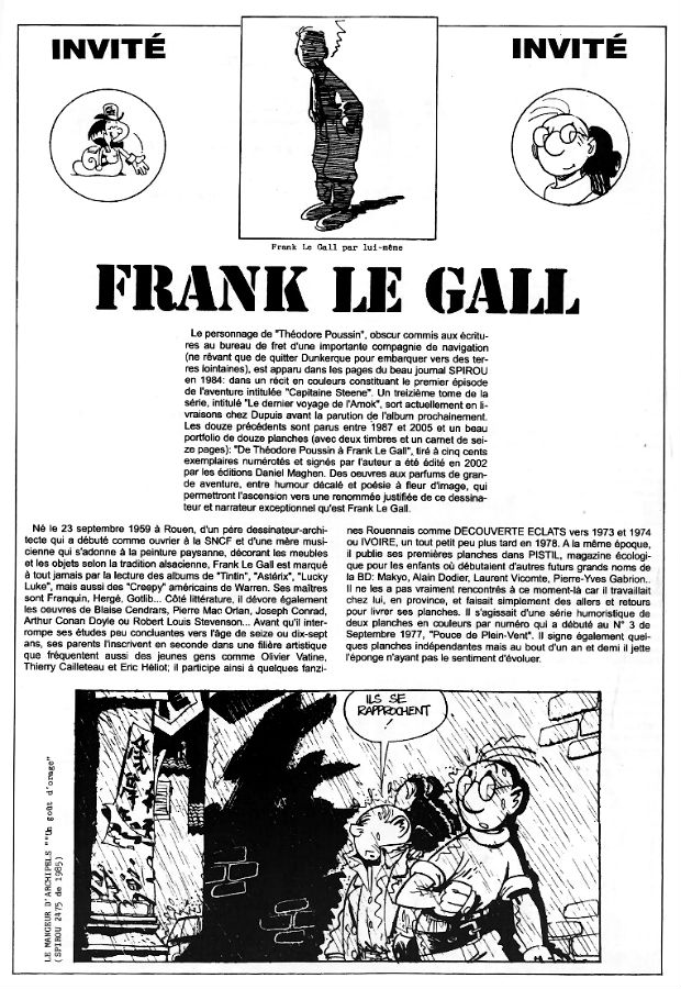 Une planche extraite de HOP ! #152 - Actualité BD : Frank Le Gall