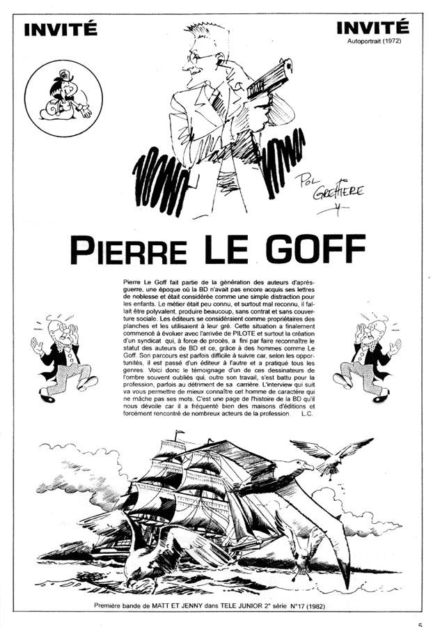 Une planche extraite de HOP ! #153 - Nostalgie BD: Pierre Le Goff
