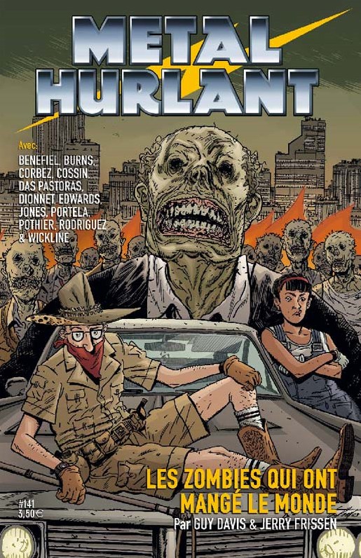 Couverture de METAL HURLANT #141 - Les zombies qui ont mangé le monde