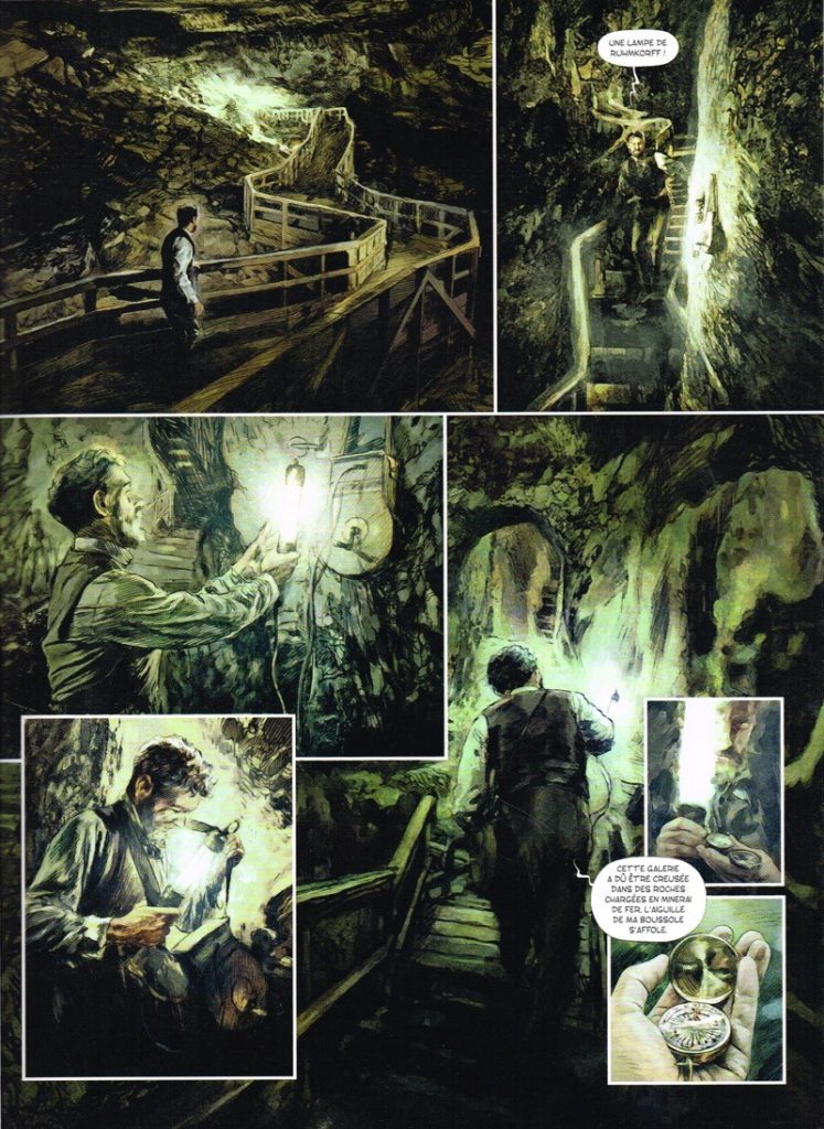 Une planche extraite de JULES VERNE ET L’ASTROLABE D’URANIE #2 - Tome 2/2