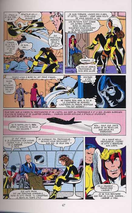 Une planche extraite de X-MEN L'INTEGRALE #5 - 1981