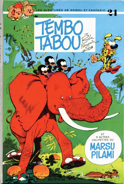 Couverture de SPIROU ET FANTASIO #24 - Tembo Tabou