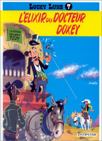 Couverture de LUCKY LUKE #7 - L'élixir du docteur Doxey
