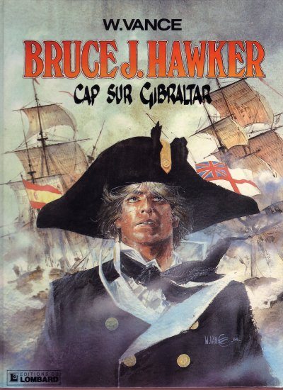 Couverture de BRUCE J. HAWKER #1 - Cap sur Gibraltar