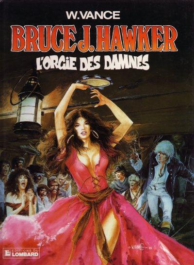 Couverture de BRUCE J. HAWKER #2 - L'orgie des damnés