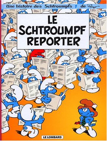 Couverture de SCHTROUMPFS (LES) #22 - Le Schtroumpf Reporter