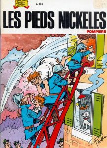 Couverture de PIEDS NICKELES (LES) #104 - Pompiers