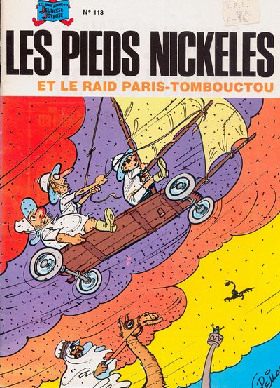 Couverture de PIEDS NICKELES (LES) #113 - Et le raid Paris-Tombouctou