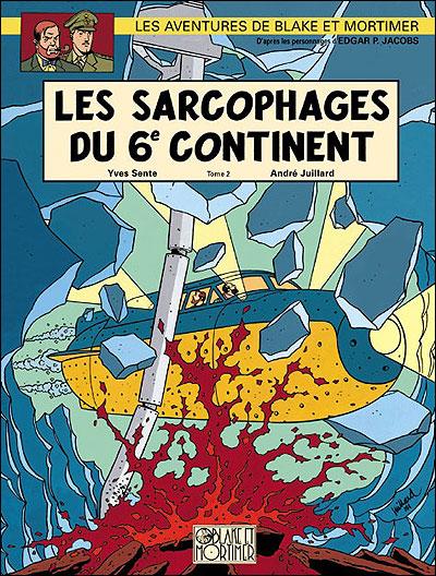 Couverture de BLAKE ET MORTIMER #17 - Les sarcophages du 6ème continent (tome 2/2)