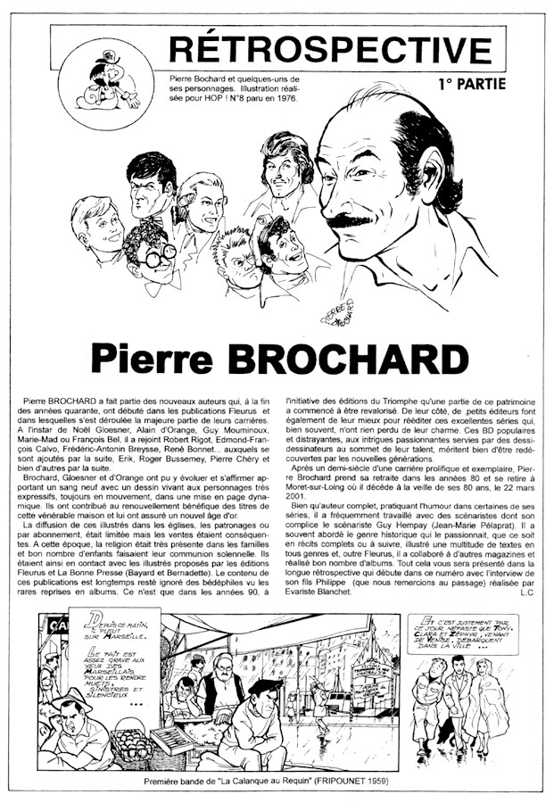 Une planche extraite de HOP ! #159 - Nostalgie BD: Philippe et Pierre Brochard