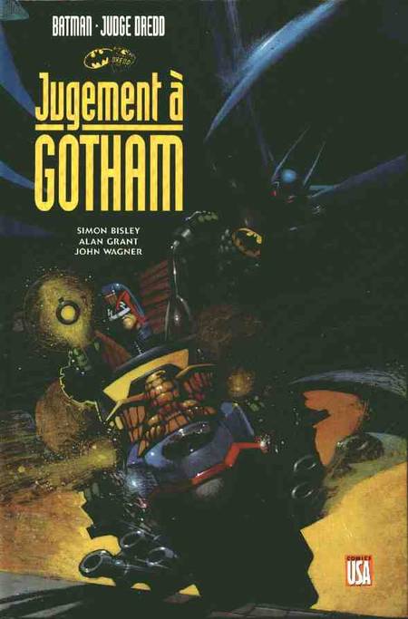 Couverture de BATMAN / JUDGE DREDD #1 - Jugement à Gotham