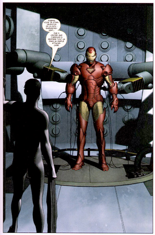 Une planche extraite de MARVEL LES ANNÉES 2000 #6 - Iron Man