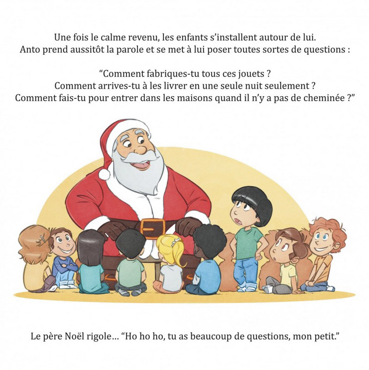 Une planche extraite de ANTO ET ANTIN #2 - Père Noël, qui es-tu ?