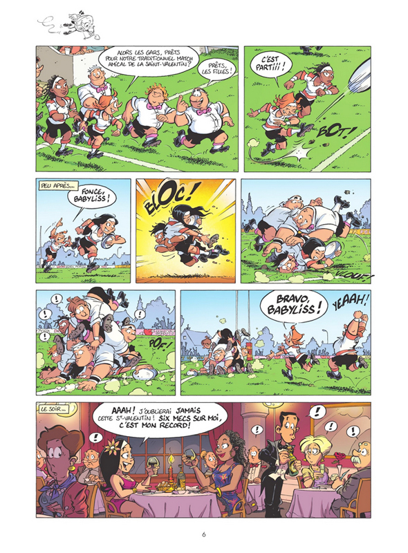 Une planche extraite de RUGBYMEN (LES) #18 - Le rugby, c'est un sport de gonzesses