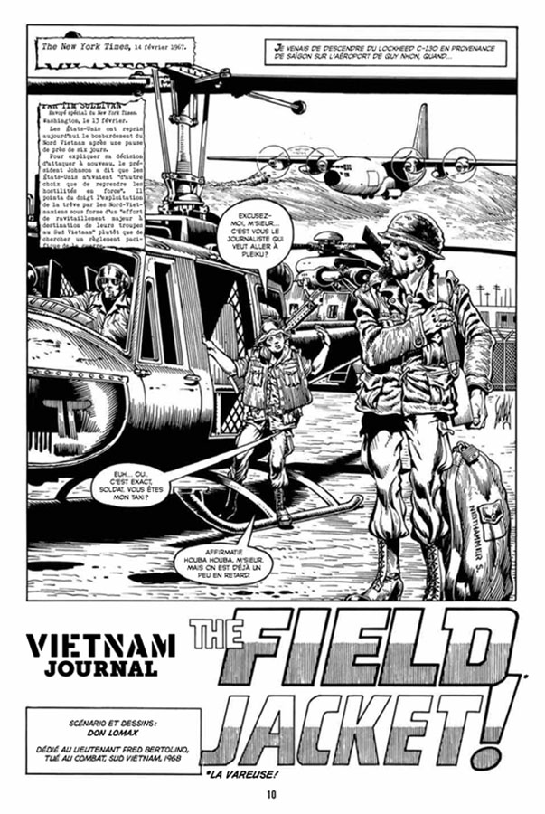 Une planche extraite de VIETNAM JOURNAL #1 - Volume 1