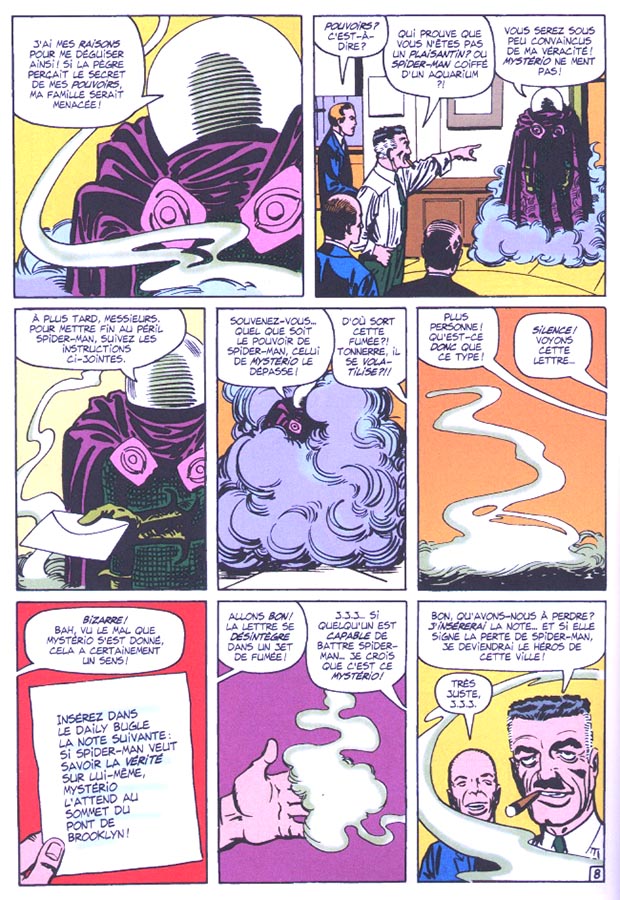 Une planche extraite de COLLECTION LES GRANDES BATAILLES #5 - Spider-Man vs Mysterio