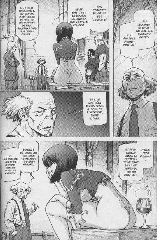 Une planche extraite de The Ghost in the shell tribute