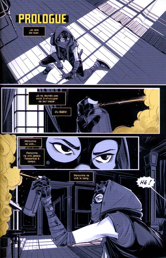 Une planche extraite de Batman, Nightwalker