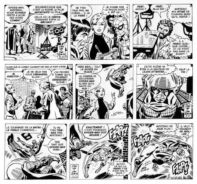 Une planche extraite de AMAZING SPIDER-MAN : LES COMICS STRIPS #1 - Les comic strips 1977-1979