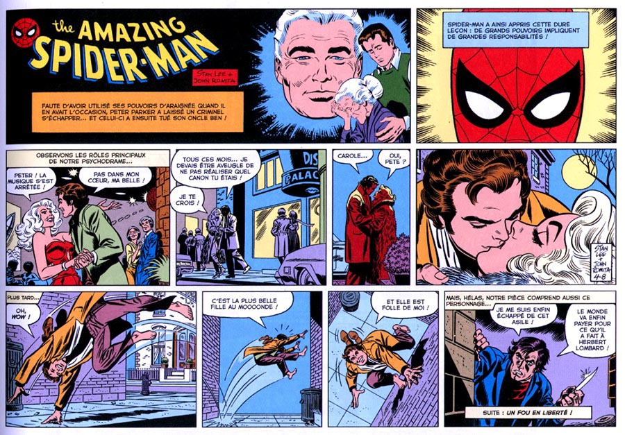 Une planche extraite de AMAZING SPIDER-MAN : LES COMICS STRIPS #2 - 1979 - 1981