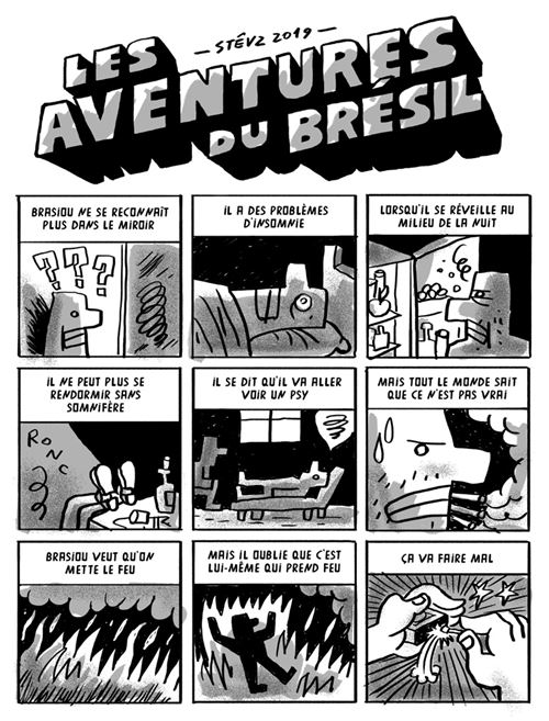Une planche extraite de La nouvelle bande dessinée brésilienne