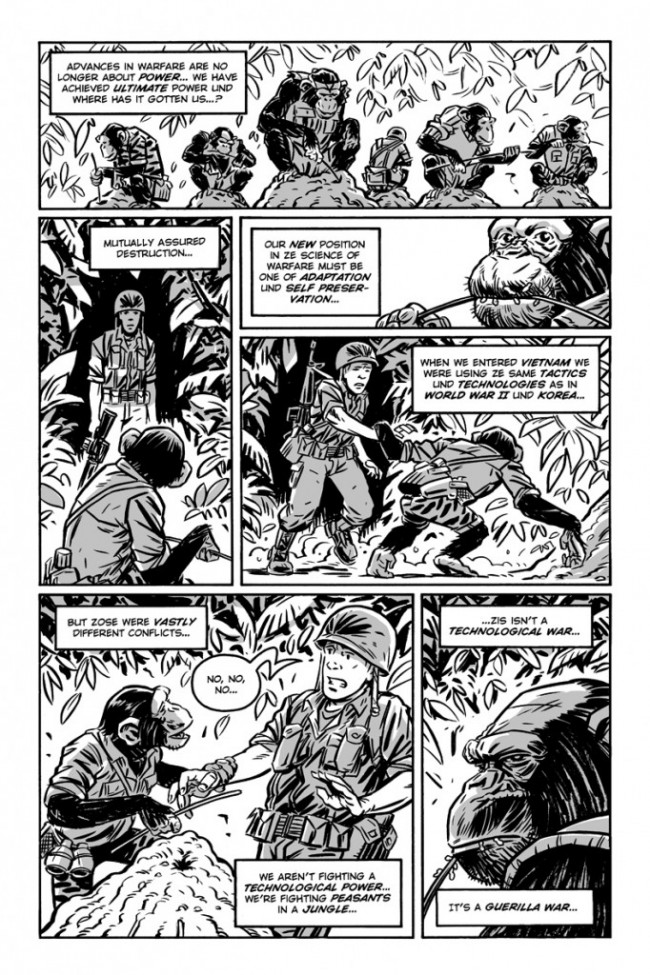 Une planche extraite de GUERILLAS #1 - Tome 1/2