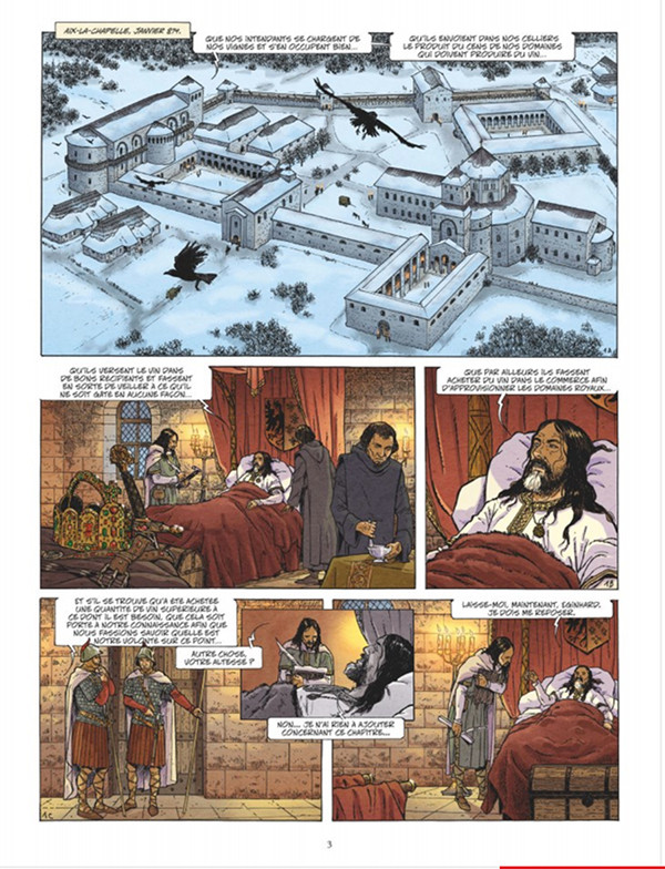 Une planche extraite de VINIFERA #11 - Les vignes de Charlemagne