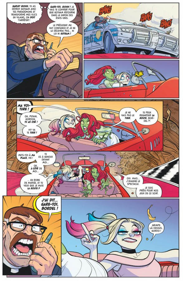 Une planche extraite de HARLEY QUINN THE ANIMATED SERIES #1 - The Eat. Bang ! Kill. Tour