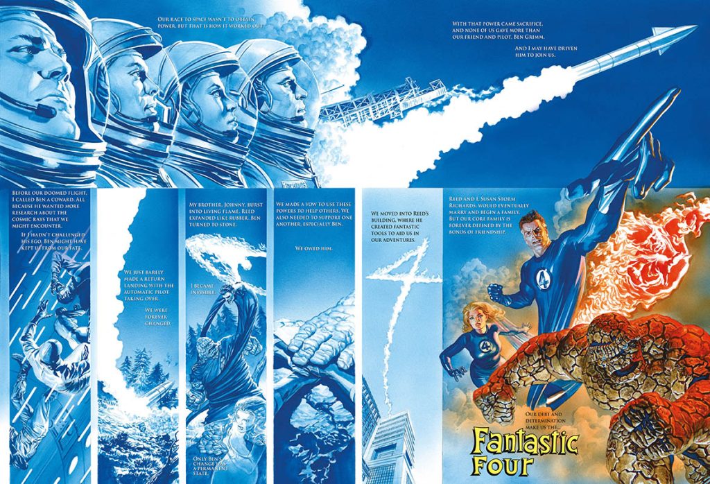 Une planche extraite de Fantastic Four: Full Circle