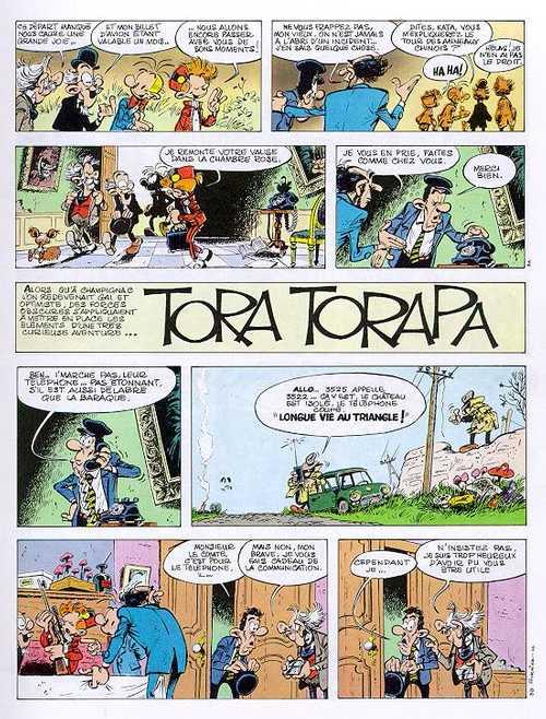 Une planche extraite de SPIROU ET FANTASIO #23 - Tora-Torapa