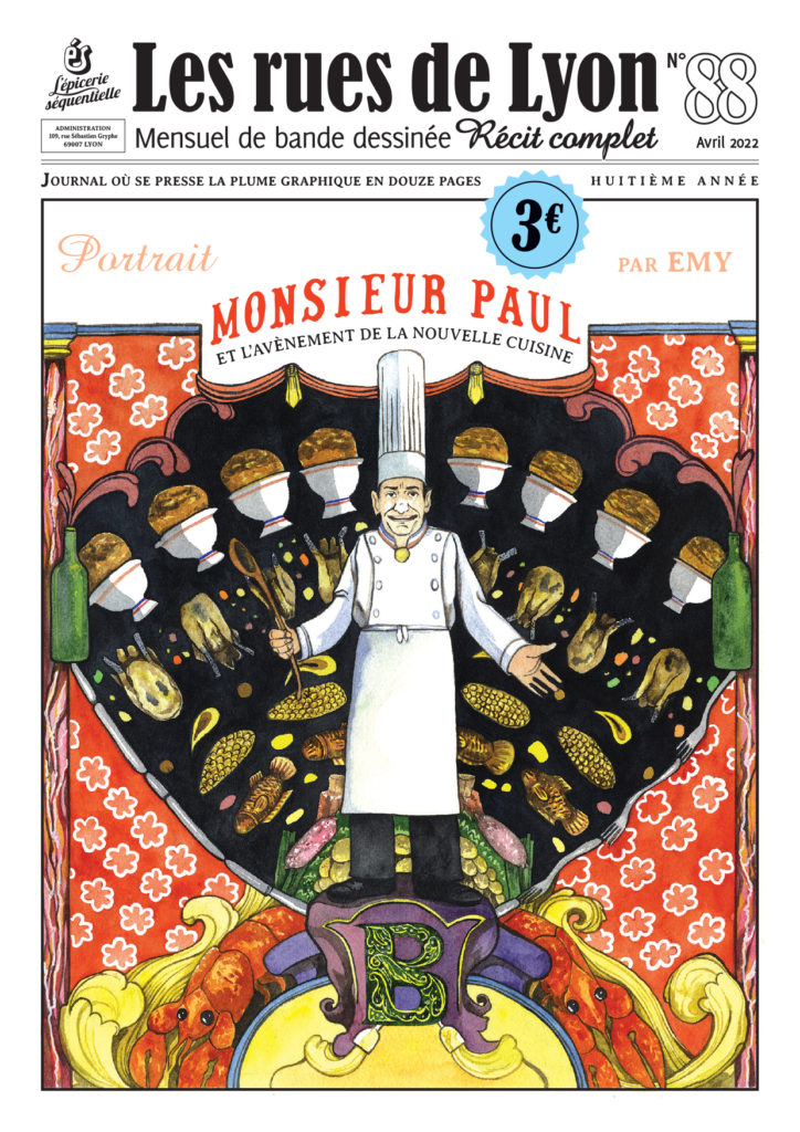 Couverture de RUES DE LYON (LES) #88 - Monsieur Paul et l'avènement de la nouvelle cuisine