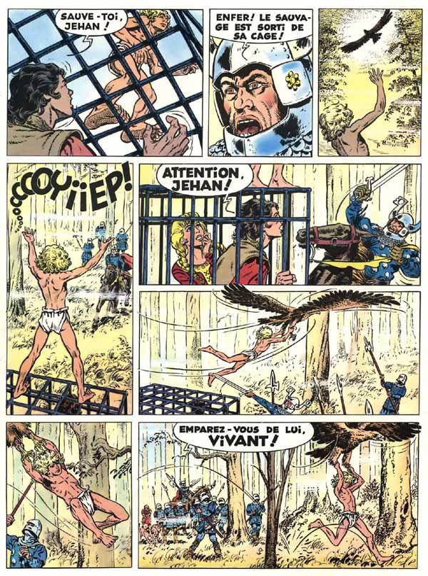 Une planche extraite de CHEVALIER ARDENT #10 - La princesse captive