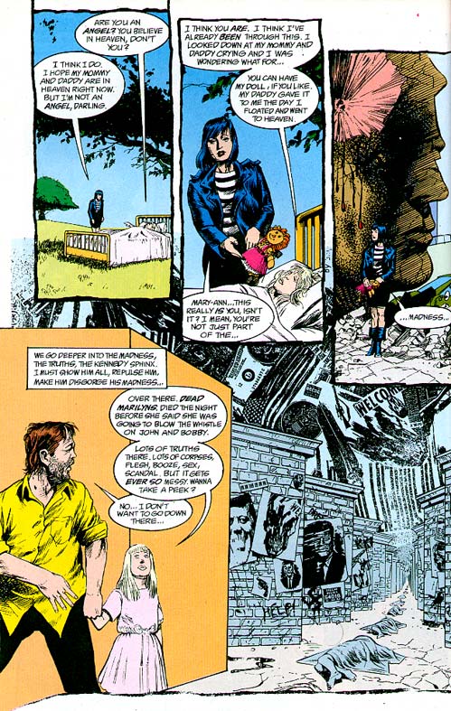 Une planche extraite de SHADE, THE CHANGING MAN #1 - The American scream