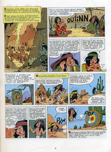Une planche extraite de PETITES PLUMES (LES) #2 - Geronimo