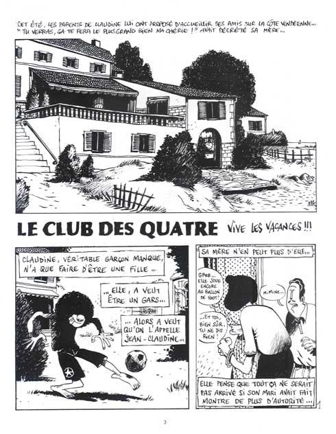 Une planche extraite de CLUB DES QUATRE (LE) #1 - Le club des quatre joue la gagne