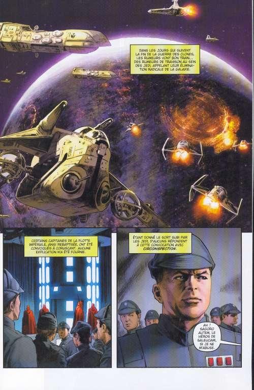 Une planche extraite de STAR WARS MAGAZINE #2 - BD magazine