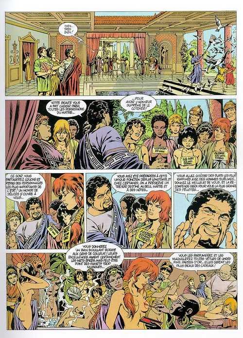 Une planche extraite de VAE VICTIS ! #1 - Ambre, le banquet de Crassus