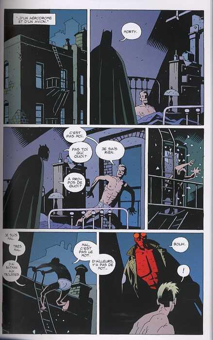 Une planche extraite de BATMAN - HORS SERIE #9 - Batman / Hellboy / Starman