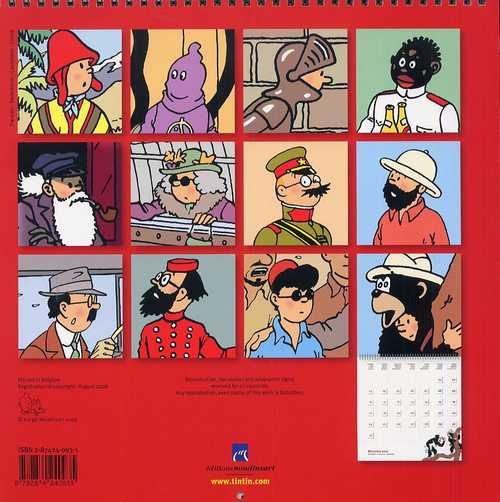 Une planche extraite de CALENDRIER 2007 # - Calendrier 2007 Tintin