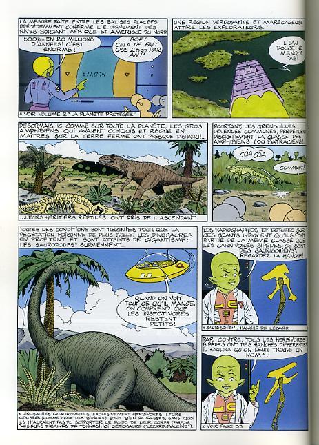 Une planche extraite de OBSERVATEURS DE LA TERRE (LES) #4 - L'empire des dinosaures