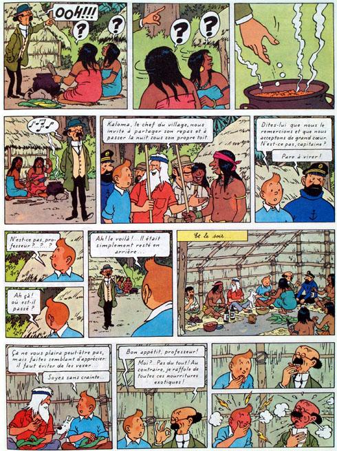 Une planche extraite de TINTIN #23 - Tintin et les Picaros