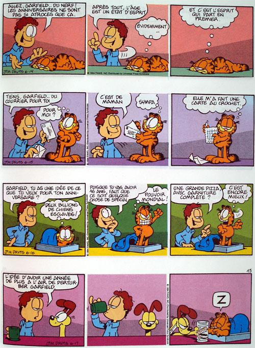 Une planche extraite de GARFIELD #24 - Garfield se prend au jeu