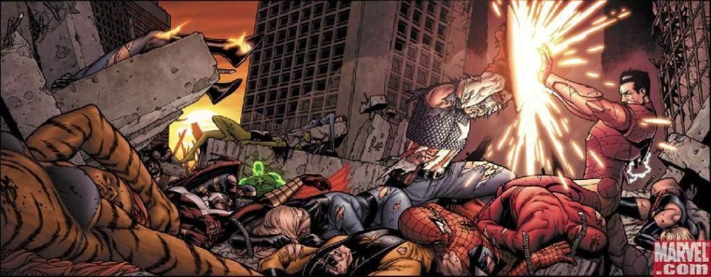 Une planche extraite de CIVIL WAR #7 - Un événement Marvel en sept volets