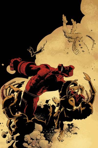 Une planche extraite de HELLBOY #07 - The Troll Witch and others