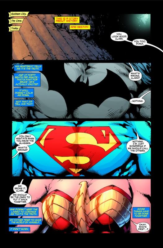 Une planche extraite de DC UNIVERSE PRESENTE #0 - Justice League of America